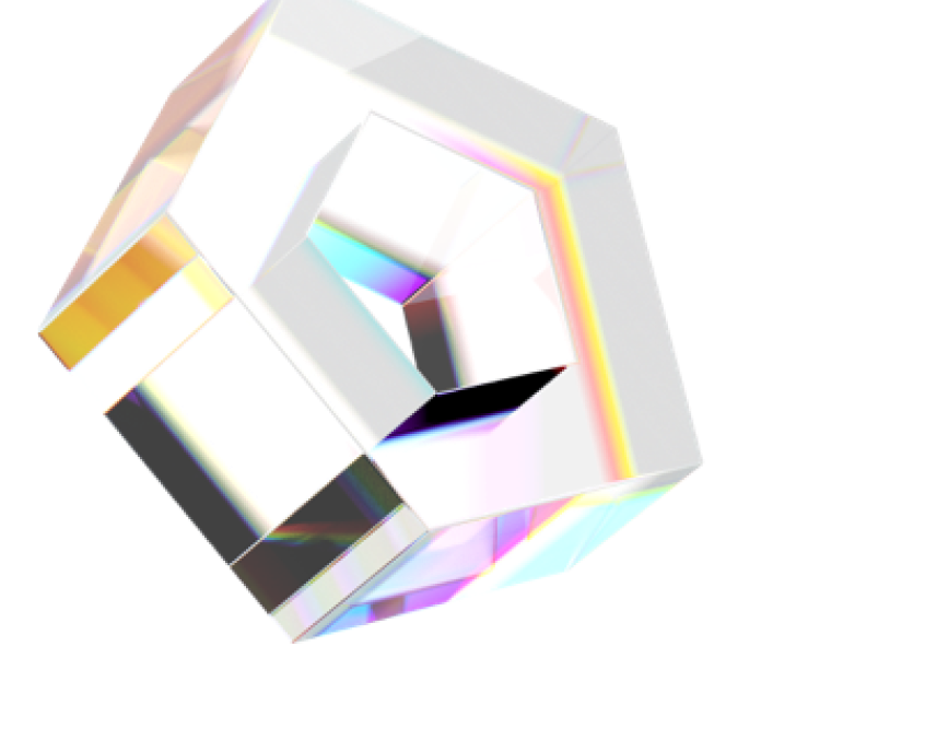 Background floating crystal